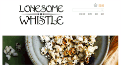 Desktop Screenshot of lonesomewhistlefarm.com